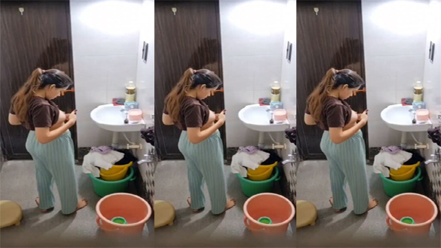 Indian Beautiful Sexy Neighbour Capture Video