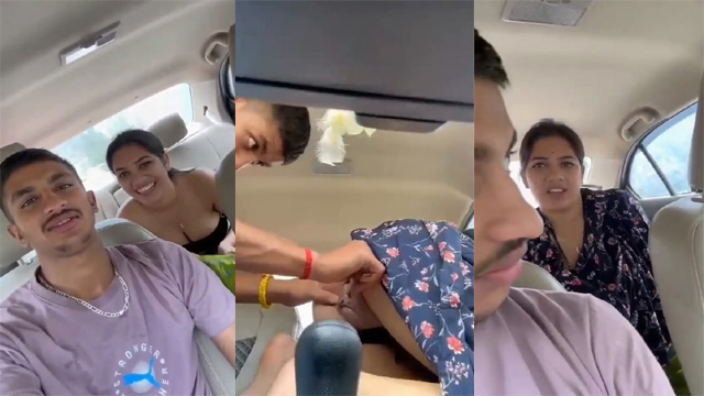 Desi Horny Girl Affair – Threesome Car Sex