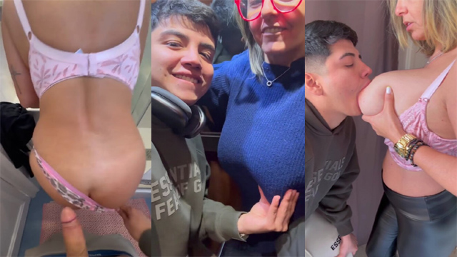 Son Sucks Her Mom’s Huge Tits Fuck Cock