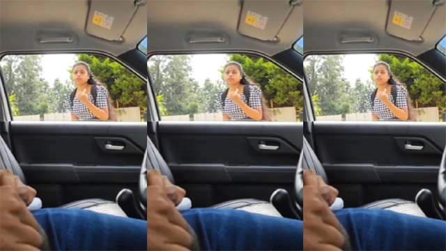 Daring Guy Flashing Sex – In Girls While Asking Free Mms Part 4