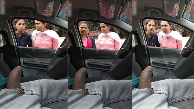 Daring Guy Flash Dick – Infront Of College Girls Inside Car