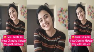 Desi GF Latest Viral Full Nude Dress Changing & Makeup Leaked Free Video