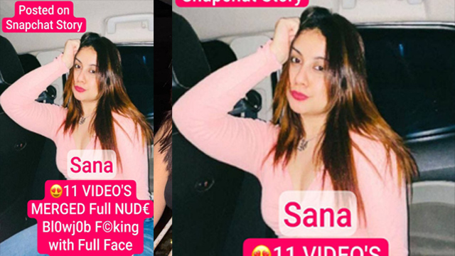 Sana Big Ass Babe – Hard BJ Doggy Fucking MMS