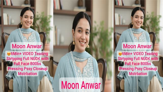 Moon Anwar Pakistani Tiktoker 6Min+ Premium Live Teasing