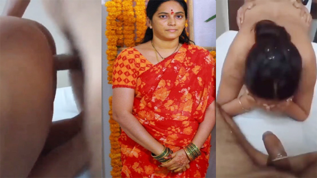 Office Maid Aunty Met Threesome Sex Mms