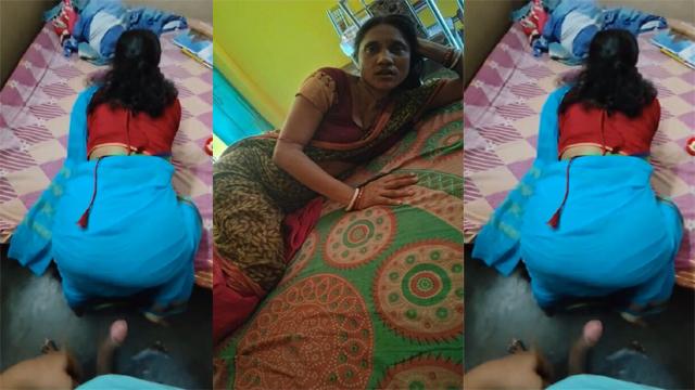 Mom Using Her Phone Bending Over Her Bed Son Cock Behind