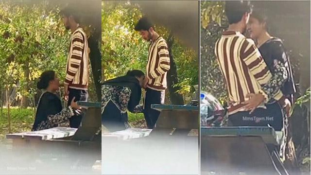 Cute Lovers Outdoor Blowjob Secret Capture Viral