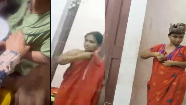 Nasty Mallu Aunty Boobs Pressed Spy Cam Leaked